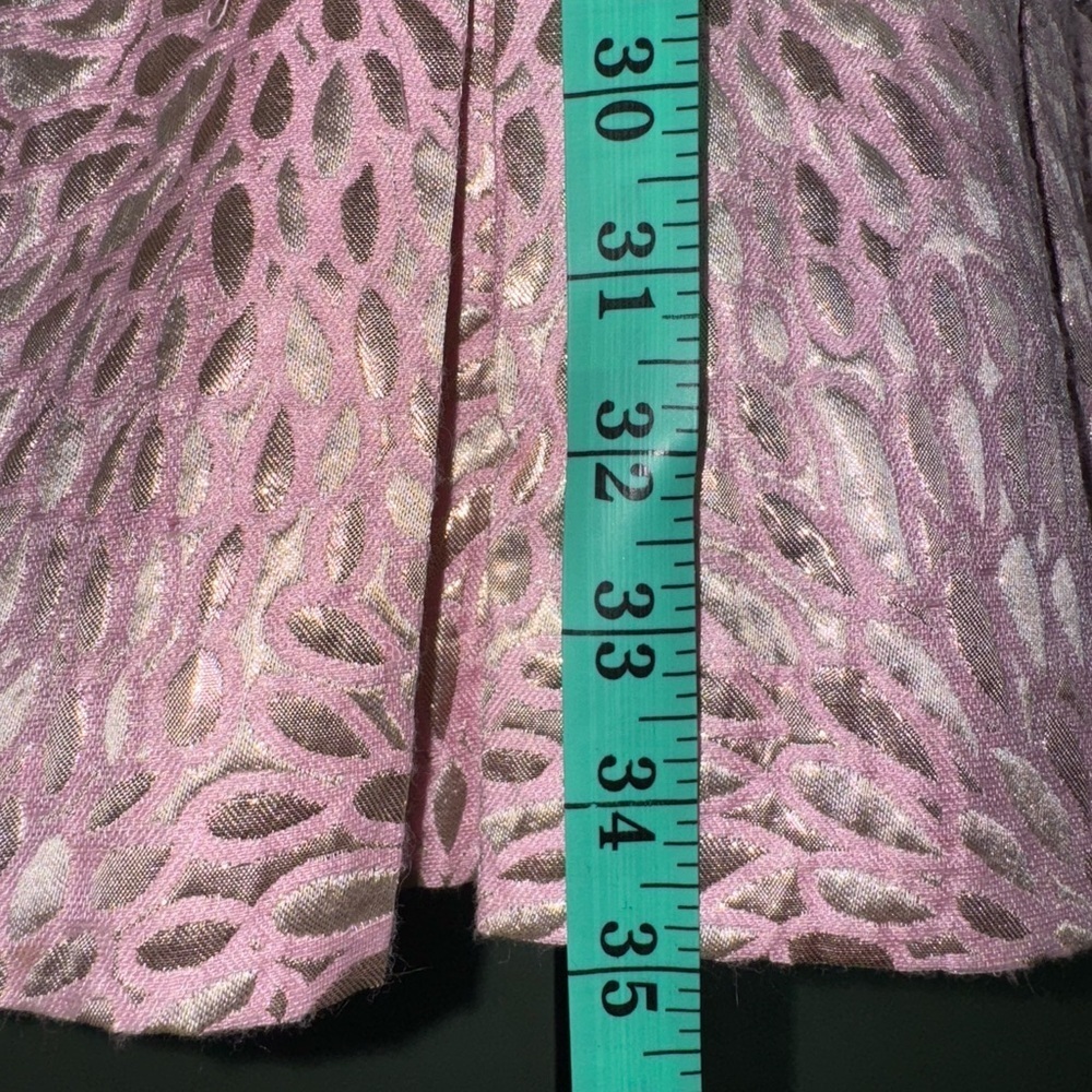 Lilly Pulitzer Pink and Silver Textured Dress - Picture 6 of 11